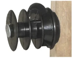 Dare Electric Post Insulator Black