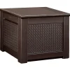 DECK BOX BROWN PLASTIC