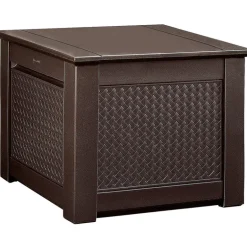 DECK BOX BROWN PLASTIC