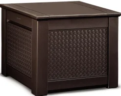 DECK BOX BROWN PLASTIC