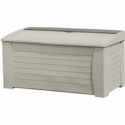 Deck Storage Box, 27 x 54-1/2 x 28-In., 127-Gallon