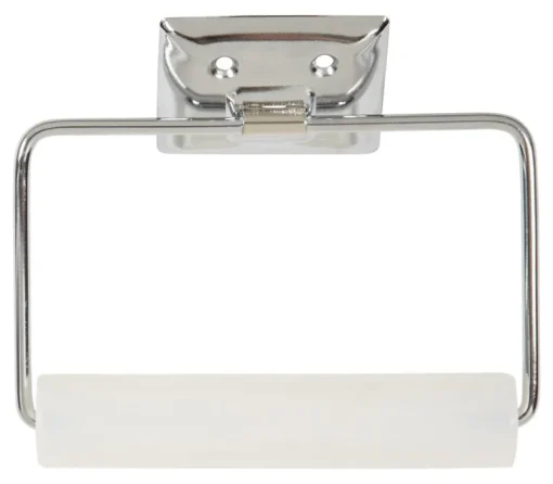 DECKO Chrome Silver Toilet Paper Holder