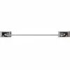 DECKO Diamond Chrome Silver Towel Bar 18 in. L Steel