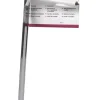 Decko Steel Screw Mount Paper Towel Holder 2 in. H x 4.8 in. W x 14 in. L