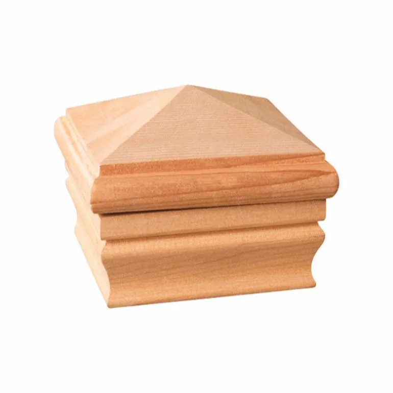 Deckorators 2.63 in. H x 4 in. W Wood Post Cap (Pack of 12)