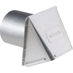 DeFlect-O 7 in. Dia. Aluminum Wall Cap With Damper