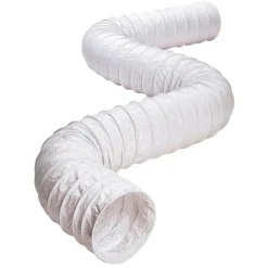 Deflect-O 50 ft. L X 3 in. D White Vinyl Vent Hose