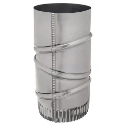 Deflect-O 4 in. D Silver/White Aluminum 90 Degree Dryer Connector Elbow