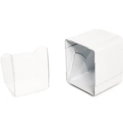 Deflect-O 5.5 in. H x 4.75 in. W x 5.5 in. D Stackable Craft Bin (Pack of 8)