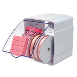 Deflect-O 5.5 in. H x 4.75 in. W x 5.5 in. D Stackable Craft Bin (Pack of 8)