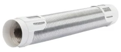 Deflect-O 96 in. L X 4 in. D Silver/White Aluminum Dryer Vent Kit