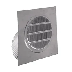 Deflect-O 4 in. W x 4 in. L Silver Aluminum Eave Vent (Pack of 6)