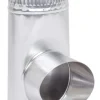 Deflect-O Jordan 5.25 in. L X 5 in. D Silver/White Aluminum Offset Dryer Connector