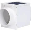 Deflect-O Jordan 5 in. L X 4 in. D Silver/White Aluminum Heat Diverter