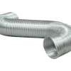 Deflect-O Jordan 96 in. L x 4 in. Dia. Black/Silver Aluminum Dryer and Vent Hose (Pack of 9)
