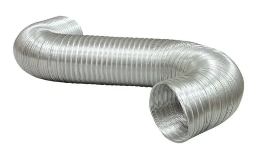 Deflect-O Jordan 28 in. L x 8 in. Dia. Black/Silver Aluminum Dryer and Vent Hose (Pack of 4)