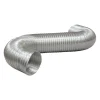 Deflect-O Jordan 19 in. L x 7 in. Dia. Black/Silver Aluminum Dryer and Vent Hose (Pack of 5)