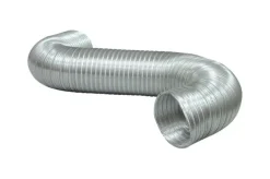 Deflect-O Jordan 19 in. L x 7 in. Dia. Black/Silver Aluminum Dryer and Vent Hose (Pack of 5)