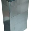 Deflect-O Jordan Silver Galvanized Steel Rectangular Indoor Duct 24 L x 1 W in. (Pack of 6)