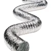 Deflect-O Supurr-Flex 20 ft. L x 4 in. Dia. Silver Aluminum Dryer Transition Duct