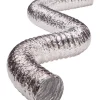 Deflect-O Supurr-Flex 5 ft. L X 4 in. D Silver Aluminum Dryer Transition Duct