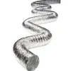 Deflect-O Supurr-Flex 50 ft. L X 4 in. D Silver Aluminum Air Connector