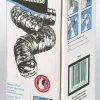 Deflect-O Supurr-Flex 300 in. L X 4 in. D Silver Aluminum Dryer Transition Duct