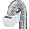 Deflect-O Supurr-Flex Silver/White Aluminum/Plastic Lint Trap Kit
