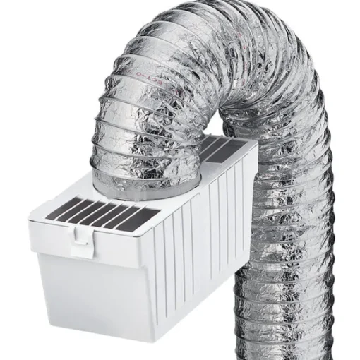 Deflect-O Supurr-Flex Silver/White Aluminum/Plastic Lint Trap Kit