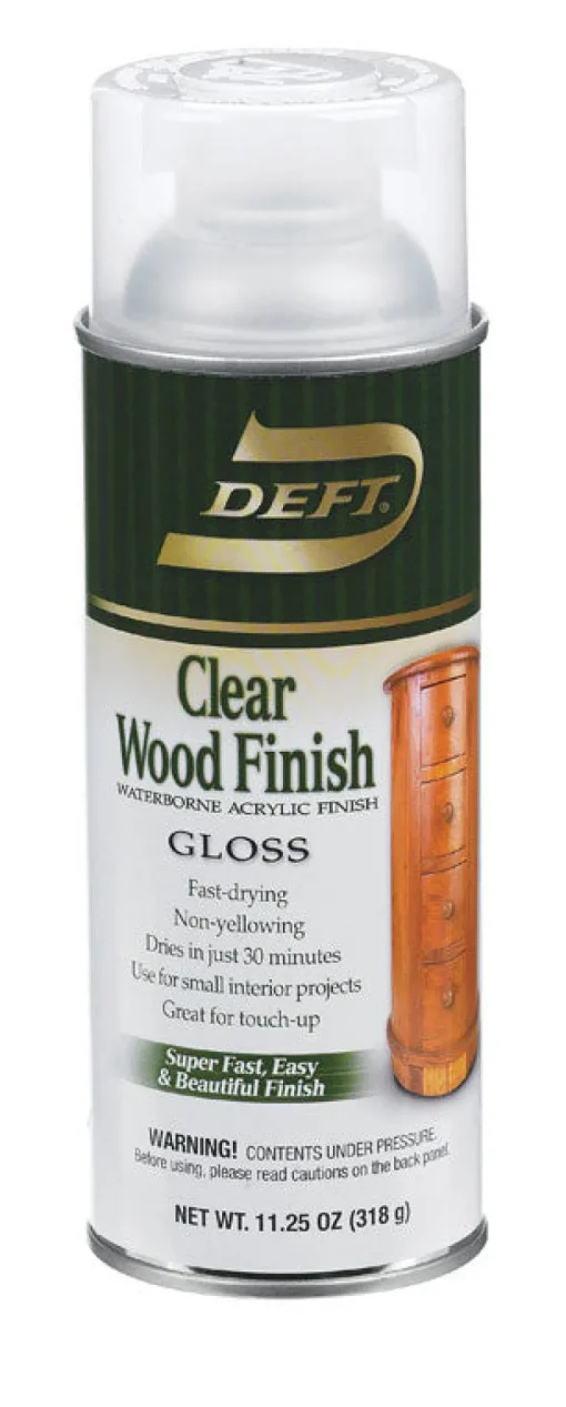 Deft Gloss Clear Water-Based Acrylic Finish and Sealer 11.5 oz. (Pack of 6)
