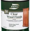 Deft Satin Clear Water-Based Acrylic Finish and Sealer 1 qt. (Pack of 4)