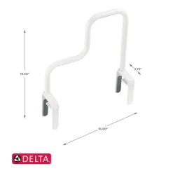 Delta 15-1/4 in. L ADA Compliant Steel Grab Bar