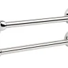 Delta 20.5 in. L Stainless Steel Towel Bar with Assist Bar