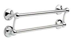 Delta 20.5 in. L Stainless Steel Towel Bar with Assist Bar