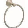Delta Crestfield Satin Nickel Towel Ring Die Cast Zinc