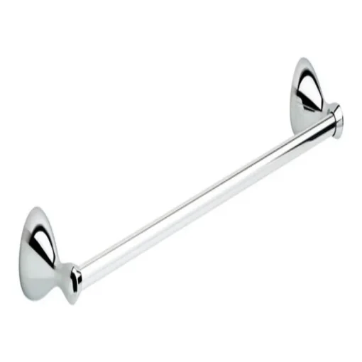 Delta Foundations Chrome Silver Towel Bar 24 in. L Die Cast Zinc