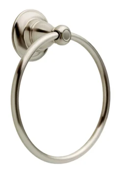 Delta Genuine Parts 78446-Bn1 Brushed Nickel Zinc Die Cast Porter Towel Ring