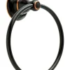 Delta Porter Oil Rubbed Bronze Towel Ring Die Cast Zinc