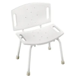 Delta White Plastic Tub & Shower Chair 11 L x 28-3/4 H x 19 W in.