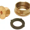 Dial 1/4 in. H Yellow Brass Garden Hose Adaptor