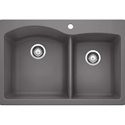 Diamond 1-3/4 Bowl Dual Mount - Cinder