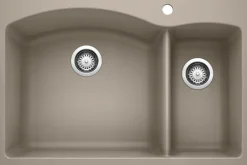 Diamond 1-1/2 Bowl Dual Mount - Truffle