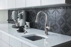 Diamond Bar Sink Dual Mount - Cinder