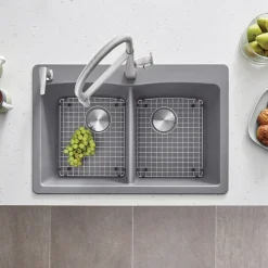 Diamond Equal Double Dual Mount - Metallic Gray