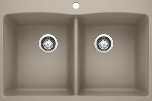 Diamond Equal Double Dual Mount - Truffle