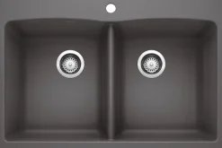 Diamond Equal Double Dual Mount - Cinder
