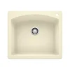 Diamond Single Bowl Dual Mount - Biscuit