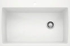 Diamond Super Single Dual Mount - White