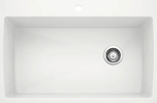 Diamond Super Single Dual Mount - White