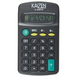 Diamond Visions 8 digit Calculator Black (Pack of 36)